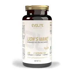 Екстракт гриба левова грива Evolite Nutrition Lion's Mane, 60 вегакапсул - Термін 07.26