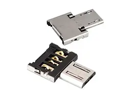 Перехідник Lapara LA-OTG-microUSB-adaptor (OTG USB2.0 Female на USB-Micro Male)