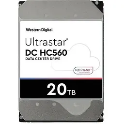 Жорсткий диск внутрішній WD Ultrastar DC HC560 20 TB SATA 0F38785 / WUH722020BLE6L4 - мініатюра 2