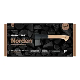 Подарунковий набір Fiskars Norden chopping axe N7 + sharpener SET 1051146 - мініатюра 2