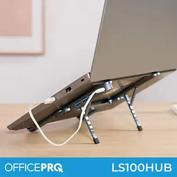Підставка для ноутбука OfficePro Black LS100HUB (LS100HUB) - мініатюра 4
