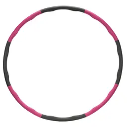 Обруч для талії Actiget (хулахуп) м'який, складний 88 см 1 кг ACT0132 Grey/Pink