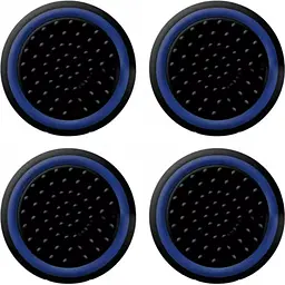 Накладки на стіки Thumb Grips 4-pack для PS4/PS5/Xbox Black Dark Blue [140814] - мініатюра 1