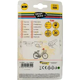 Ліхтарик на батарейках Good Bike Tini світлодіодний 1 LED 2 режими (94341-IS) - мініатюра 6
