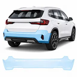 Антигравійна захисна бронеплівка за лекалами для BMW iX1 U11 2022- задній бампер