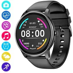 Розумний годинник Smart Watch Hoco Y4 та магнітна зарядка Чорний - мініатюра 2