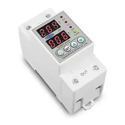 Цифрове реле контролю напруги та струму однофазне TOMZN TOVPD1-40 40A Розумний захисний автомат змінного струму (19604) - мініатюра 9