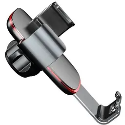 Автотримач Baseus Metal Age Gravity Car Mount SUYL-D0G темно-сірий - мініатюра 4