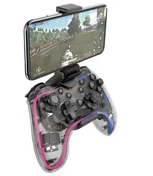 Геймпад G180BT RGB, Transparent, бездротовий (Bluetooth 5.0) PC / PlayStation 3/4 / Switch / Havit teh0028544 - мініатюра 3