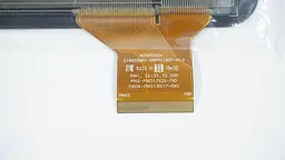 Тачскрін (сенсорне скло) C160259A1-DRFPC160T-V1.0 10 1 зовнішній розмір 259*160 мм робочий розмір 224*127 мм 52 pin чорний - мініатюра 3