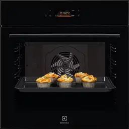 Духова шафа електрична Electrolux 72 л A+ дисплей конвекція телескопічні напрямні чорний
