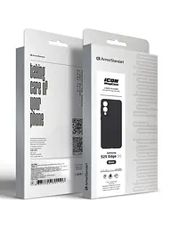 Силиконовый чехол с MagSafe для Samsung Galaxy S25 Edge 5G, ICON2 MagCase, черный, противоударный, панель с мягкой подкладкой, защита всего корпуса, поддержка беспроводной зарядки, совместим с защитными стеклами и пленками, ArmorStandart (ARM88091) - мініатюра 10