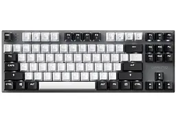 Механічна ігрова клавіатура GamePro MK-124-G USB Hot-Swap Outemu Red Switch Black-White