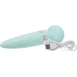 Вібромасажер 2в1 Pillow Talk - Sultry Teal - мініатюра 2