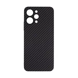 Карбоновый чехол для Xiaomi Redmi 12 4G, LikeCarbon, черный, панель, защитный чехол-накладка, ультратонкий и легкий, противоударный, обеспечивает защиту от ударов, падений и царапин, ArmorStandart (ARM71941)