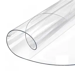 М'яке (гнучке, рідке) скло скатертину на стіл Soft Glass 2.6х1.8м (товщина 1.5 м) Прозора - мініатюра 2