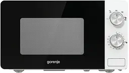 Мікрохвильова піч, 20л, мех. керув., 800Вт, білий Gorenje kuh0015140