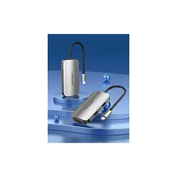 Концентратор Vention USB3.1 Type-C --> HDMI/VGA/USB 3.0/PD 100W Hub 4-in-1 (TOAHB) - мініатюра 2