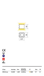 Бра вуличне TEKO AP LED COB 2X6W IP65 DG 3000K(5.1.2) Redo 90101 - мініатюра 3