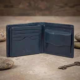 Чоловіче портмоне Tony Perotti Italico 3620 blu (90055) Темно-синє - мініатюра 5