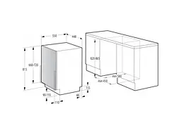 Вбудована посудомийна машина Gorenje GV520E10 - мініатюра 6