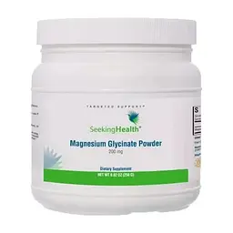 Мінерали Seeking Health Магній гліцинат у порошку, 200 мг, Magnesium Glycinate Powder, 187,5 гр (SKH-52999)