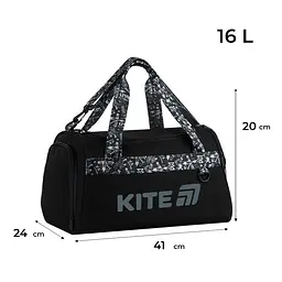 Сумка спортивна Kite Education 2505 No Rules (K26-2505-2) - мініатюра 4