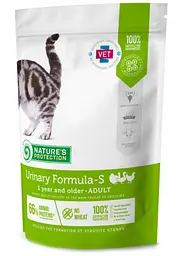 Сухий корм Nature's Protection Urinary Formula-S Adult 0.4 кг для котів профілактика сечокам'яної хвороби
