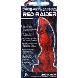 Фентезійний фалоімітатор Doc Johnson Vac-U-Lock x Fantasy Fuckers Red Raider - мініатюра 7