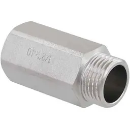 Подовжувач RAFTEC 1/2" 40 мм, ЗВ, DN 15, зовні під ключ, нікель, UDL0140