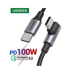 Дата кабель USB-C to USB-C 2.0m 100W US334 Black Ugreen (70645) - мініатюра 8