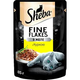 Набір вологого корму для котів Sheba: з куркою в желе - 15 шт. + з куркою та яловичиною в соусі - 5 шт. 1.7 кг (20 шт. х 85 г) - мініатюра 2