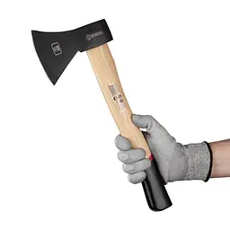 Сокира 600 г, ручка пекан, 48-57 HRC INTERTOOL HT-0256 - мініатюра 2