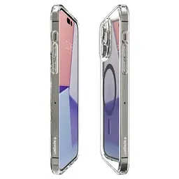 Прозорий чохол Spigen Ultra Hybrid (MagFit) для iPhone 14 Pro (ACS04970) - мініатюра 9