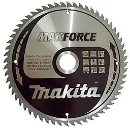 Диск пиляльний по дереву 230х30 мм 60T Makita Makforce B-08567