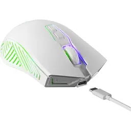 Миша бездротова Pandora GM-502, White, USB адаптер 2.4 ГГц, оптична Defender teh0028182 - мініатюра 5