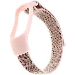 Ремінець Nylon Mi Band 3/4/5/6/7 Рожевий