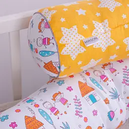 Валики-бортики MirSon Kids Time 18-0002 Sweet Home захисні білі 2 шт. - мініатюра 6