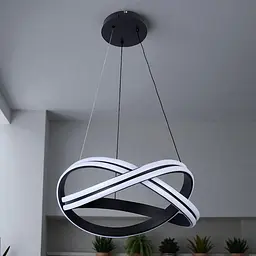 Люстра стельова LED Levistella 78778092 BK, 110W, чорний, з пультом, сучасний стиль - мініатюра 2