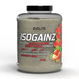 Гейнер IsoGainz, 4 кг Полуниця Evolite Nutrition fit0016865