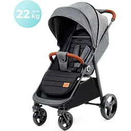 Прогулянкова коляска Kinderkraft Grande Plus Grey (KSGRAN00GRY0000) - мініатюра 5