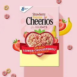 Сухий сніданок General Mills Cheerios Strawberry Banana 317г - мініатюра 3