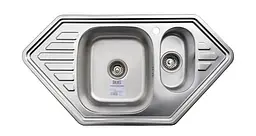Кухонна мийка Romzha Meduza 1.5C Satin RO49644, Сірий