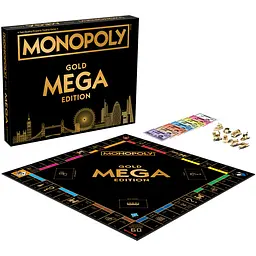 Настільна гра MONOPOLY Mega Gold - UK - мініатюра 2
