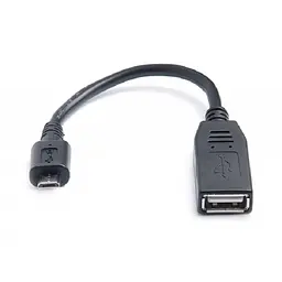 Перехідник OTG USB 2.0 AF to Micro 5P 0.1m REAL-EL (EL123500014) - мініатюра 2