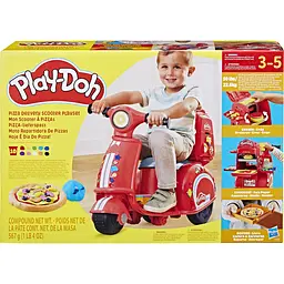 Набір для творчості з пластиліном Hasbro Play-Doh Pizza Delivery Scooter Playset (F8803) - мініатюра 6