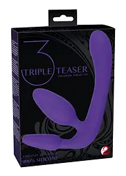 Страпон безремяний, 20х4 см (фіолетовий) Orion-Triple Teaser Strapless Strap-On - мініатюра 3