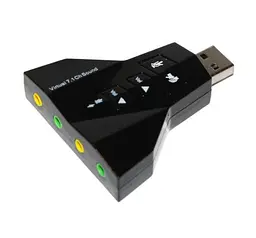 Звукова карта USB 2.0, 7.1, Dynamode Virtual, 90 дБ, СМ108, RTL 3D/Xear 3D, Blister (PD560)