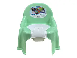 Горщик дитячий ММ-ПЛАСТ салатовий крісло 34,5x28x33,5см арт.Chair345/3