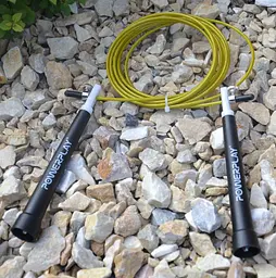 Скакалка швидкісна Power System PS-4033 2.8 м, жовтий - мініатюра 4